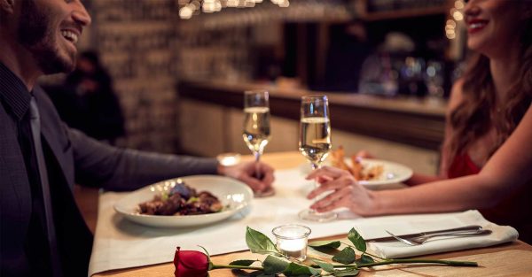 Gentleman beim Date