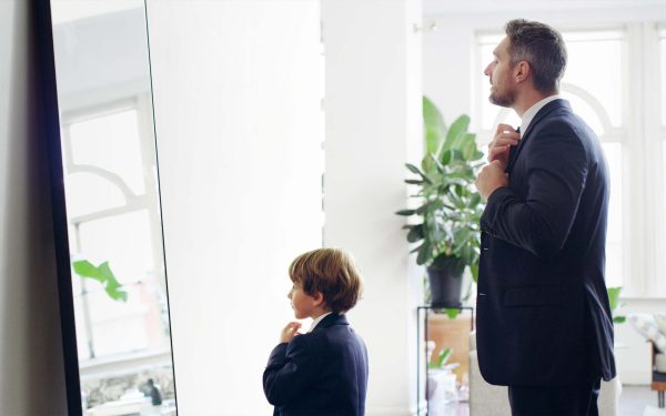 Vaeter als Vorbilder fuer Kinder
